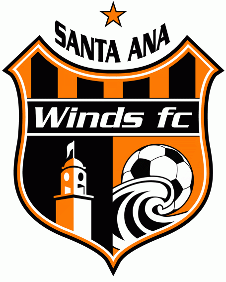 santa ana winds fc 2011 primary logo t shirt iron on transfers